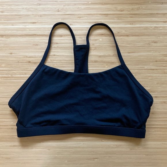 Fabletics Black Portia Racerback Sports Bra - Picture 4 of 5